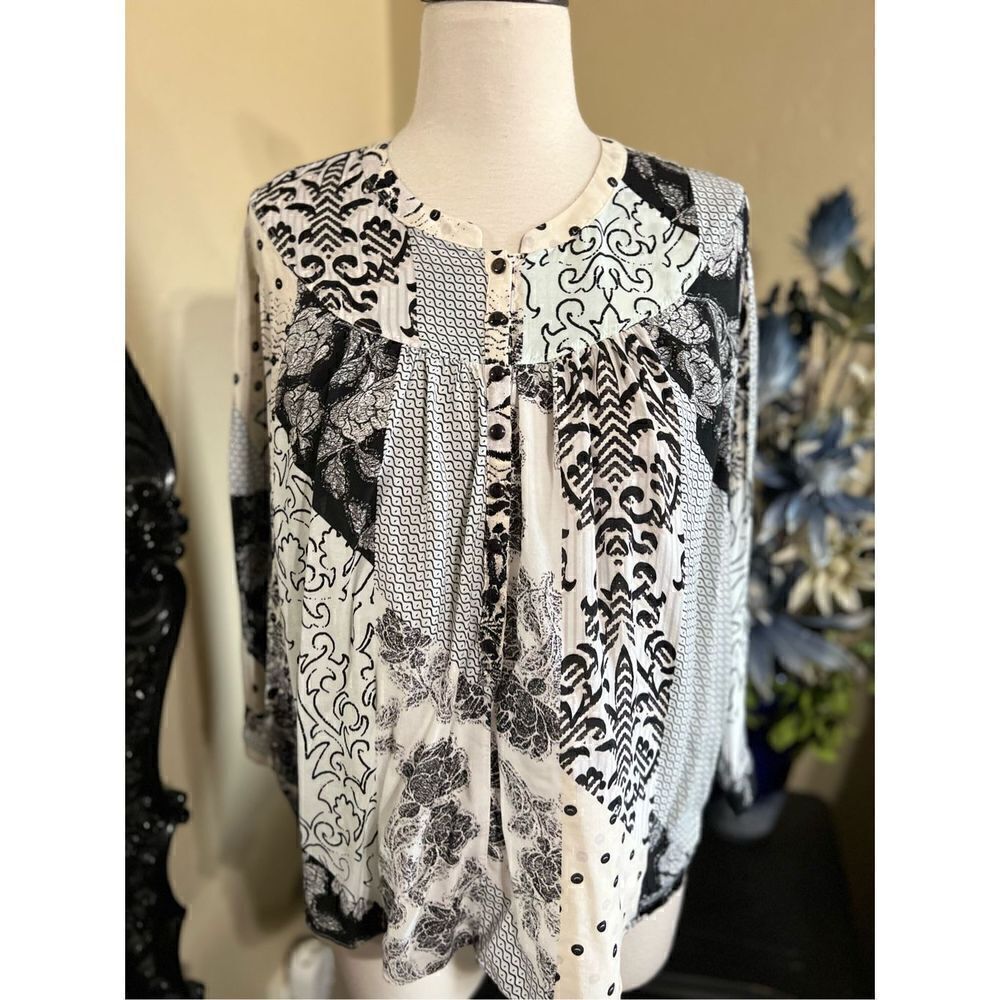 Anthropologie Maeve Floral Blouse  Size X Small